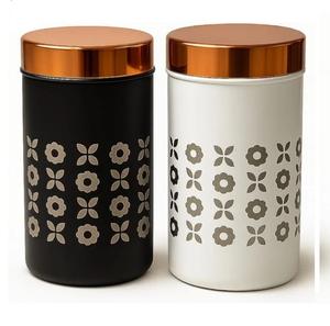 Recipiente para Té Decorativo Hecho a Mano con Diferentes Diseños para Cocina, Recipiente para Galletas y Chocolate con Tapa de Madera - Product Image 4