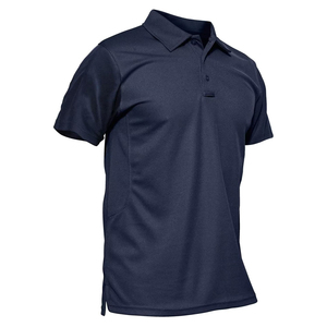 Polos informales de alta calidad OEM a precio de fábrica para hombre, Polo bordado transpirable de secado rápido a granel para Polo personalizado - Product Image 1