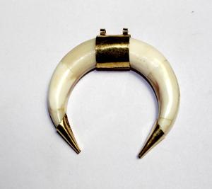 Collier avec pendentif en os de buffle, bijoux tribaux naturels et durables pour femmes, haute qualité - Product Image 4