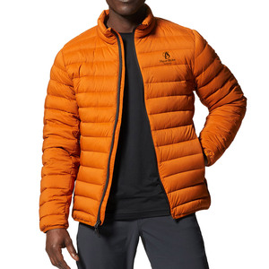 Chaqueta de Invierno para Hombre, Fabricada en Fábrica, Impermeable, Cortavientos, Transpirable, de Nailon/Poliéster, con Cuello Alto, Logotipo Frontal, Estilo Deportivo - Product Image 4