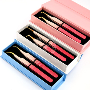 Wholesale Eyelash Extension Tweezers Hand Tested 90 Volume Boot Curved Classic Fiber Tip Lightweight Nonslip Lash <b>Tool</b> - Product Image 6