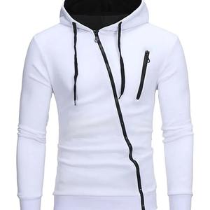 Sudadera con capucha informal de Otoño Invierno para hombre 2025, cremallera multibolsillo a la moda con cordón cálido, Top de manga larga para deportes al aire libre - Product Image 5