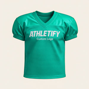 Camisetas de fútbol americano unisex duraderas, pedidos a granel, ligeras, cómodas, de alto rendimiento para equipos, jugadores y clientes. - Product Image 1