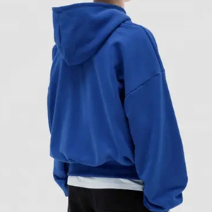 Sudadera con Capucha Extra Grande para Hombre, Estilo Urbano, de Alta Calidad, 100% Algodón, Transpirable, Lisa, para Invierno - Product Image 4