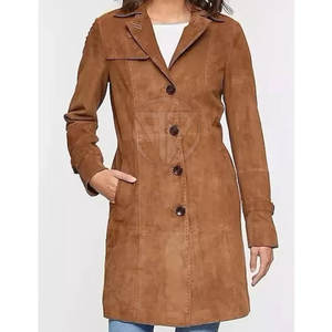 Abrigo Clásico de Invierno, Cortavientos, Transpirable, de Cuero Genuino, Ecológico, Ligero y con un Aspecto Elegante - Product Image 3