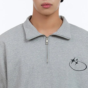 Sudadera para Hombre, Servicio OEM, Precio Económico, Material Transpirable y Cómodo, Diseño de Bloques de Color con Logotipo Personalizado 2026, Diseño Informal - Product Image 2