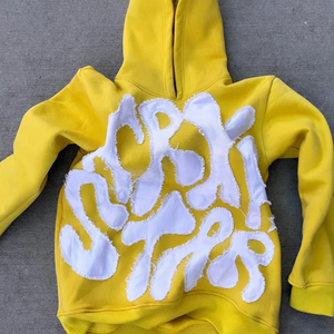 Sudadera con capucha de gran tamaño lavada con ácido para hombre, jersey de diseñador de fabricante de ropa personalizada - Product Image 2