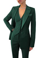 Blazers de Costume Professionnels en Velours Tricoté Respirant à Manches Longues et Bouton Unique de Couleur Unie pour Femmes – Vente en Gros