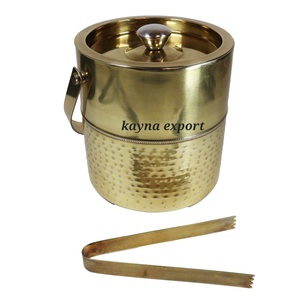 ถังน้ำแข็งสแตนเลส 304 ลายทางคลาสสิกสวยงาม ขนาด 2 ลิตร สำหรับงานปาร์ตี้และเครื่องดื่ม - Product Image 2