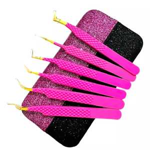 Kit de pinces à épiler en acier inoxydable de haute qualité avec marque privée et boîte d'emballage - Product Image 3