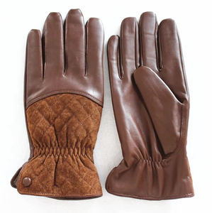Guantes de Cuero para Hombre y Mujer, Estilo Liso, Duraderos, Cómodos para Uso Diario, Clásicos - Product Image 6