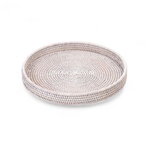 Bandeja de Ratán Natural Hecha a Mano en Vietnam para Servir Alimentos y Decoración de Mesa - Product Image 2