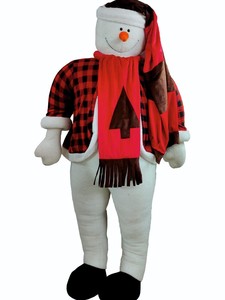 Promotion de Noël Nouveau design 5'5 pieds de haut Bonhomme de neige aux couleurs vives Peluche pour les promotions - Product Image 3