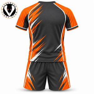 Tenue d'entraînement de football conçue avec des matériaux légers, offrant une performance d'évacuation de l'humidité et un confort flexible pour l'entraînement quotidien. - Product Image 3