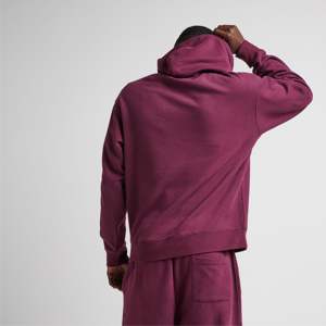 กําหนดเองทั่วพิมพ์เสื้อกันหนาวหมวกพัฟพิมพ์ผ้าฝ้ายซิปเสื้อกันหนาวหมวกเสื้อกันหนาวหมวกขนแกะหนา - Product Image 6