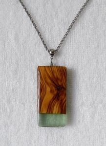 Smart Quality Charming Wood & Resin Unique Design Wholesale Pendant Type Necklace Necklace Fashion Jewelry <b>Accessories</b> Women - Product Image 5
