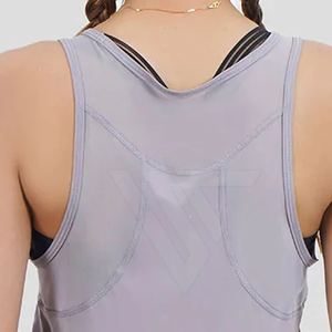 เสื้อกล้ามออกกำลังกายสำหรับผู้หญิงเสื้อครอปของผู้หญิงเสื้อครอปสำหรับใส่วิ่งเล่นกีฬา - Product Image 3