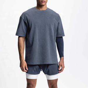 T-shirt en molleton français de gros de Outfitize International, poids lourd, design streetwear personnalisé - Product Image 1