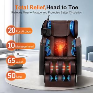 <b>Massage</b> <b>Chair</b> Full Body Zero Gravity Shiatsu <b>Recliner</b> with Heat Track Bluetooth App Control Full-Body Heated <b>Massage</b> <b>Chair</b> - Product Image 2