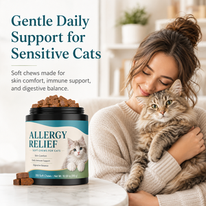 Suplemento Masticable Suave para Gatos con Picazón en la Piel y Carenado, Antihistamínico Natural con Quercetina y Calostro, Refuerzo Inmunológico, Venta al por Mayor, Fábrica OEM - Product Image 2