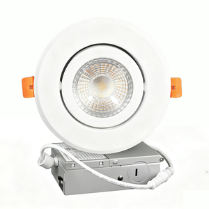 7W Gimbal Downlight 5cct <span class=keywords><strong>LED</strong></span> Gimbal Downlight nồi đèn 4 inch <span class=keywords><strong>LED</strong></span> Gimbal giải pháp chiếu sáng - Product Image 1
