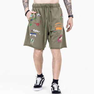 Logo personnalisé OEM, décontracté, vintage, délavé à l'acide, grande taille, ourlet brut, unisexe, haute qualité, écologique, séchage rapide, respirant, tissu français épais - Product Image 2