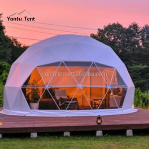 Dôme géodésique de luxe, tissu PVC moderne, ignifuge, <span class=keywords><strong>abri</strong></span> pour le glamping et les événements en plein air toute l'année - Product Image 4