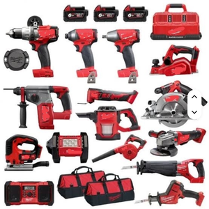 ชุดเครื่องมือมิลวอกี 2695-15 M18 คอมโบ 18 ชิ้น รุ่นขายดี พร้อมแบตเตอรี่ W4 Xc - Product Image 1