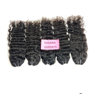 Paquet vietnamien vierge traitement aucun cheveux de couleur naturelle femmes noires pas cher machine double trame pas cher extensions de cheveux humains - Product Image 3