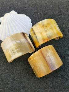 กำไลเขาควายทำมือหรูหราทำด้วยมือเครื่องประดับแฟชั่นสำหรับผู้ชายและผู้หญิง - Product Image 5