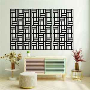 Tenture murale en bois faite à la main de qualité supérieure pour intérieurs minimalistes Textile décoratif Art déco célébrations d'anniversaire - Product Image 2