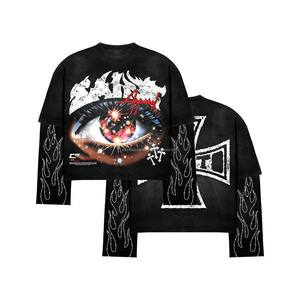 Sudadera con Capucha de Talla Grande con Estampado DTF y Logotipo Personalizado, Sudadera de Algodón de 320 g/m², Estilo Vintage de Calidad, Lisa y para Serigrafía - Product Image 1