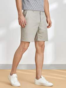 Shorts chino décontractés pour hommes, écologiques, en coton, taille mi-haute, extensible, respirant, pour la course à pied, fournisseur de shorts chino de BD - Product Image 4
