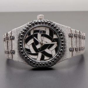 Reloj de Pulsera de Moda con Diamantes de Moissanita para Hombre, Nuevo, Exclusivo y de Diseño, Estilo Hip Hop - Product Image 3