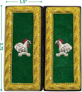 Mancuernillas de los Caballeros Templarios OEM, Nuevo Estilo, Bordado con Hilos Metálicos, Insignias Cosidas de Alta Calidad, Imanes, Precio Bajo - Product Image 2
