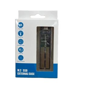 <b>M</b>.<b>2</b> Transparent Plastic Solid State Hard Drive Case Supports Ngff <b>SSD</b> Durable Hard Disk Box - Product Image 4