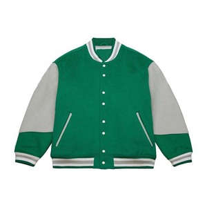 Winter Autumn New Fashion Baseball Jackets Stand Collar Sportswear Button <b>Down</b> Varsity College Baseball Jacket For Men - Product Image 6