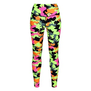 Leggings Deportivos Sublimados Personalizados con Logotipo, Leggings de Malla Transpirable para Gimnasio, Ropa Deportiva Activa para Mujer - Product Image 3
