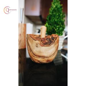 Molinillo de cocina hecho a mano de madera maciza para hierbas, especias, jengibre, ajo, buena calidad a un precio razonable - Product Image 1