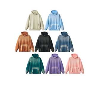 Wholesale Factory Price Custom Printed 100% Cotton Men's Hoodies Oversized Heavyweight <b>Hoodie</b> basics Acid Wash Hoodies for Men - Product Image 6