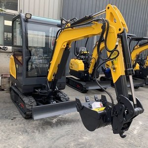 Mini-excavatrice de 2,5 tonnes avec chenilles, micro-excavatrice hydraulique. - Product Image 3