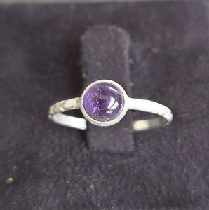 Fashionable 925 Sterling Silver Amethyst <b>Statement</b> <b>Ring</b> for Yoga Studio Gift Premium Quality - Product Image 5