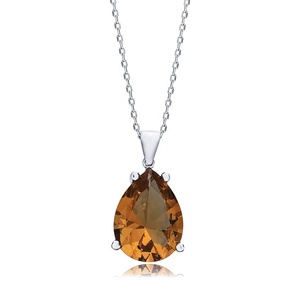 15x20mm Poire Conception Sultanite Pierre 925 Sterling Silver Charm Collier Turc À La Main En Gros Bijoux - Product Image 3