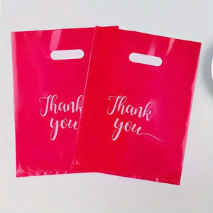 Custom Printed Logo Design LDPE/HDPE Handle Plastic <b>Bag</b> Die Cut Shopping <b>Bag</b> for <b>Clothing</b>/Gift <b>Packaging</b> - Product Image 2
