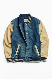 Women Baseball Varsity <b>Jacket</b> Unisex Adult Hooded Windproof Canvas Regular Sleeve Casual Loose Fit Fully Customized Quality - Product Image 5