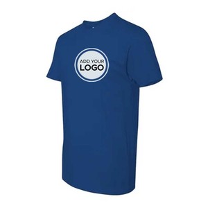 T-shirts pour hommes T-shirt uni à manches courtes 100% coton T-shirt décontracté tous les jours Top T-shirts - Product Image 4