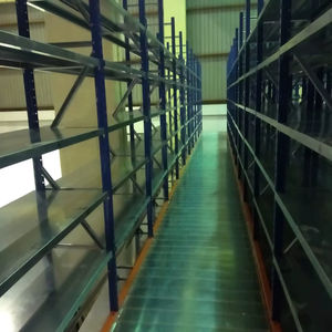 Étagère en acier robuste sans bouteilles, réglable, 5 niveaux, galvanisée à chaud, revêtement en poudre, roues de 5 pouces, empilable, rangement - Product Image 1