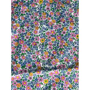 100% Cotton Block Print Fabric by Yard Flower Fabric for Material Dress Skirt Robes Tablecloth Caftan Textile Fabric Pajama Set - Product Image 6