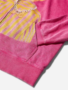 เสื้อฮู้ดล้างกรดแบบสวมหัวพิมพ์โลโก้โอเวอร์ไซส์ - Product Image 4