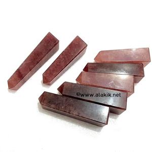 Torres de cuarzo de fresa, novedad, compra directa de khambhat, India, precios al por mayor, piedras de Reiki de ágata de piedras preciosas - Product Image 1
